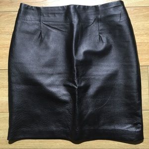 💯 % LEATHER VINTAGE MINI SKIRT!